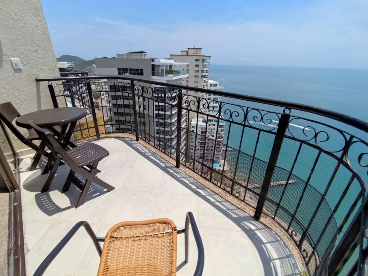 Apartamentos El Penon Del Rodadero Vista Al Mar - By Apartamar Santa Marta Bagian luar foto